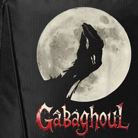 Funny Hand Moon Gabagool Halloween City Backpack