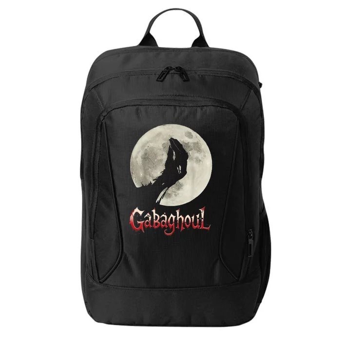 Funny Hand Moon Gabagool Halloween City Backpack