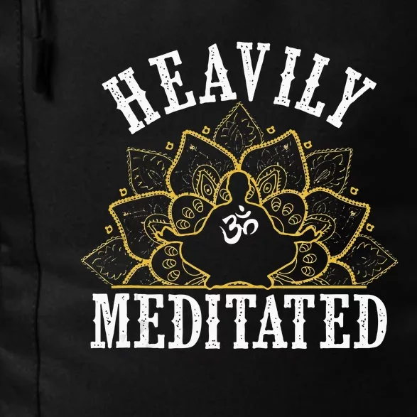 Funny Heavily Meditated Meditation Yoga Daily Commute Backpack