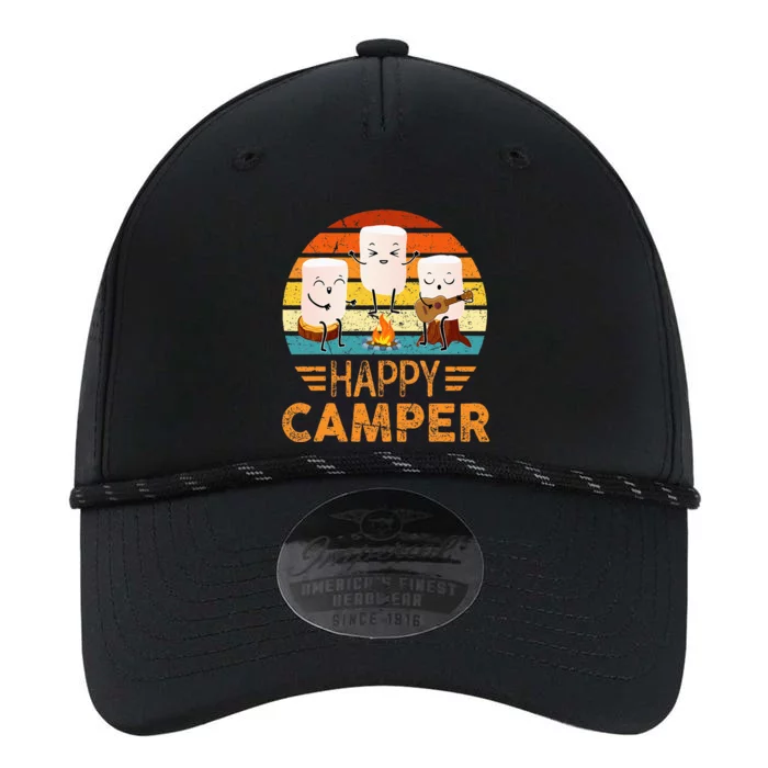 Funny Happy Marshmallow Camper Cute Performance The Dyno Cap