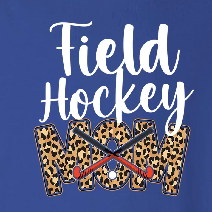 Field Hockey Mom Leopard Cheetah Field Hockey Mom Gift Toddler Long Sleeve Shirt