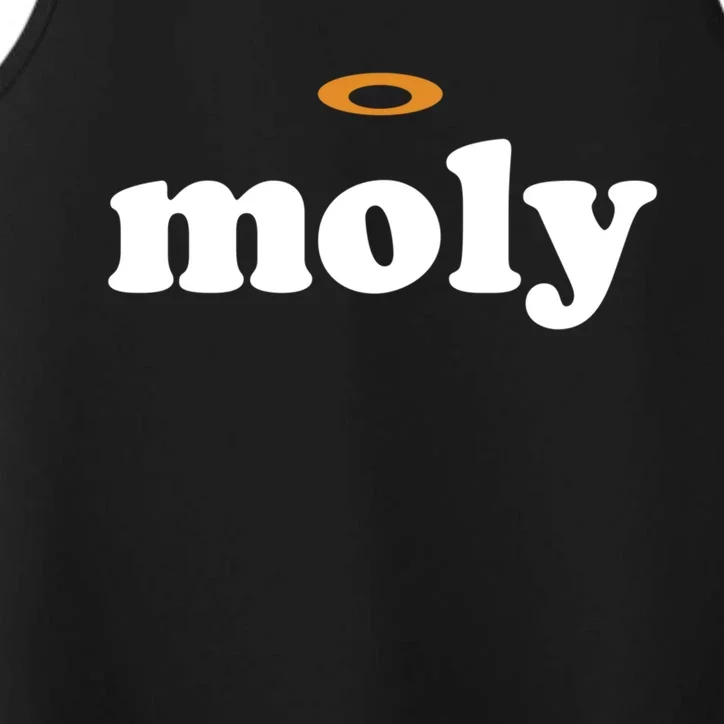 Funny Holy Moly Cool Gift Performance Tank