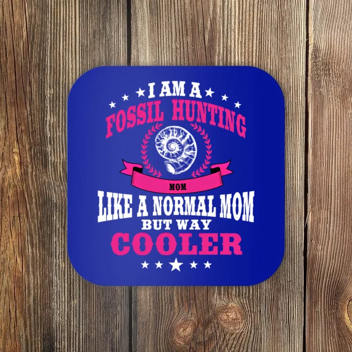 Fossil Hunting Mom Outfit Fossil Hunter Cute Gift Coaster