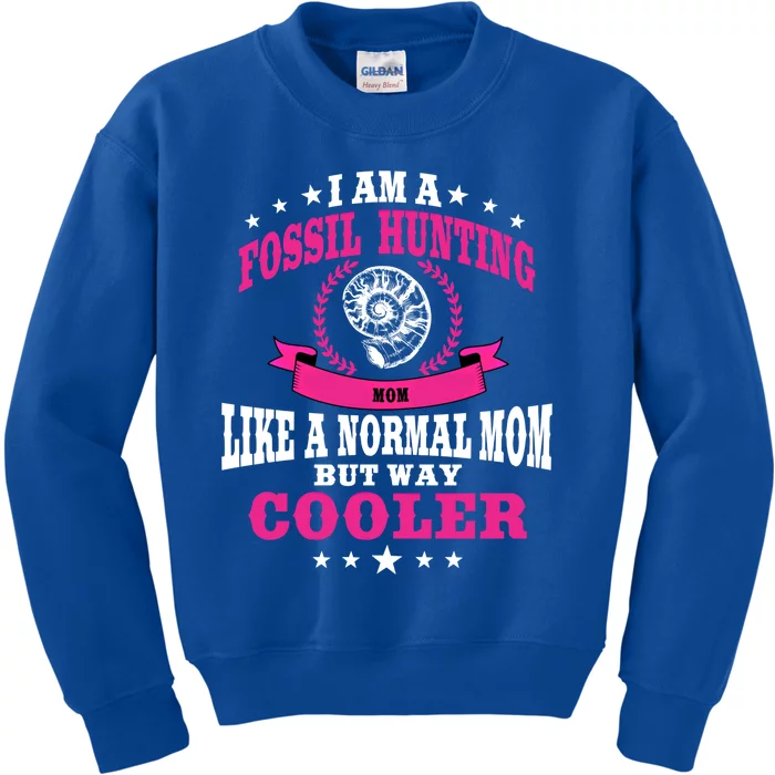 Fossil Hunting Mom Outfit Fossil Hunter Cute Gift Kids Sweatshirt