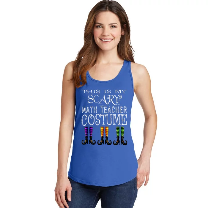 Funny Halloween Math Teacher Costume Ladies Essential Tank