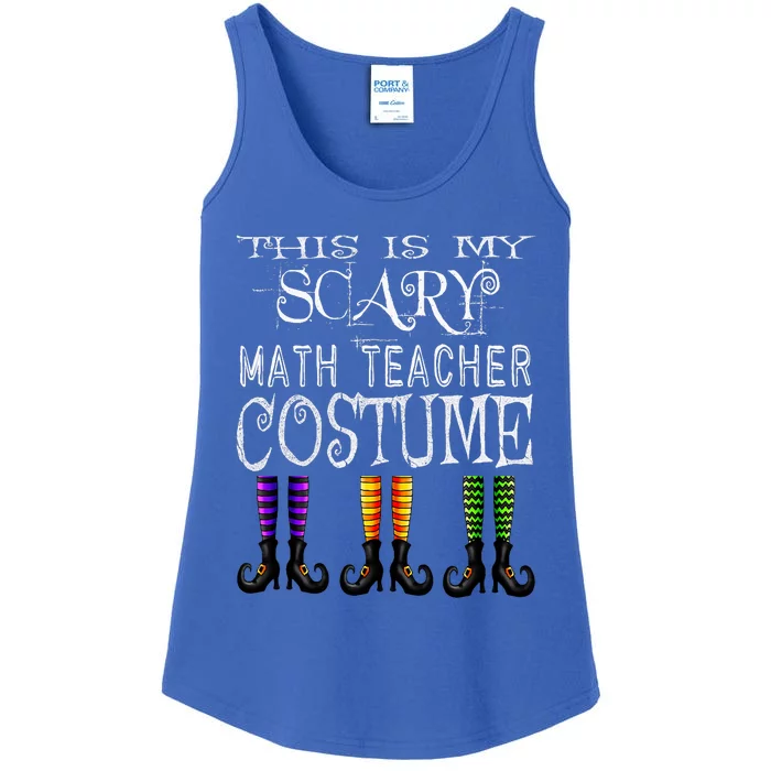 Funny Halloween Math Teacher Costume Ladies Essential Tank