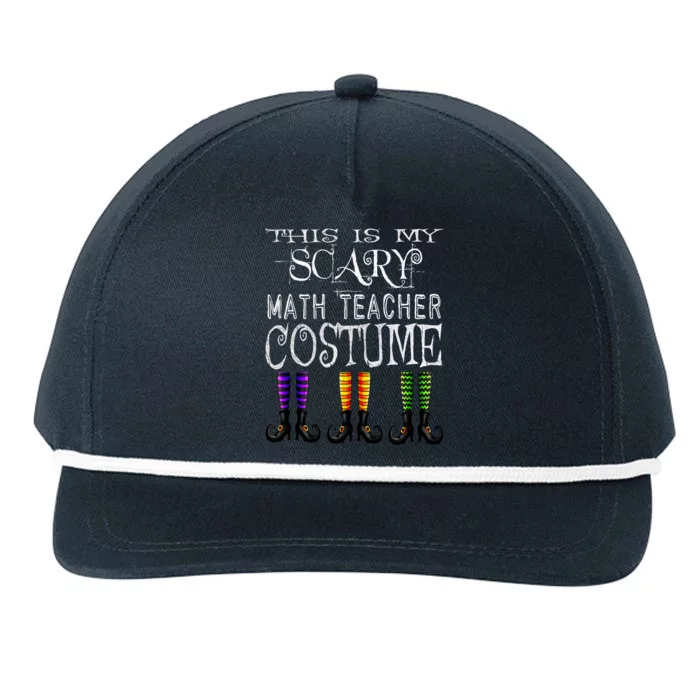 Funny Halloween Math Teacher Costume Snapback Five-Panel Rope Hat