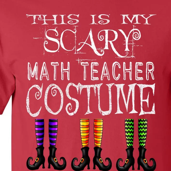 Funny Halloween Math Teacher Costume Tall T-Shirt