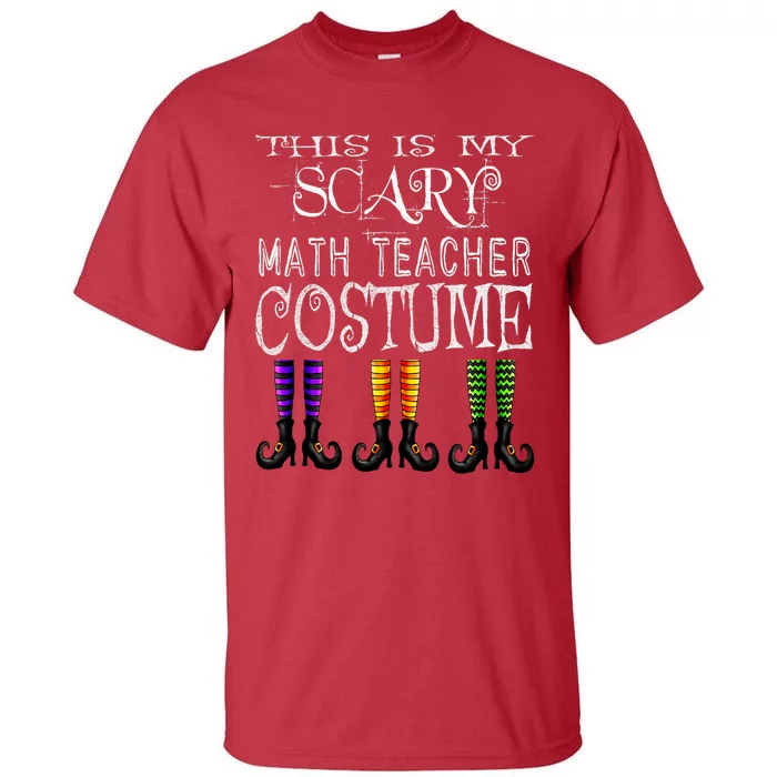 Funny Halloween Math Teacher Costume Tall T-Shirt