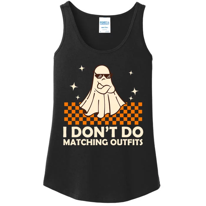 Family Halloween Matching I Dont Do Matching Outfits Ladies Essential Tank