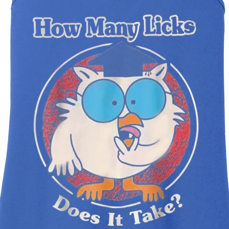 Funny How Many Licks Does It Take Ladies Essential Tank