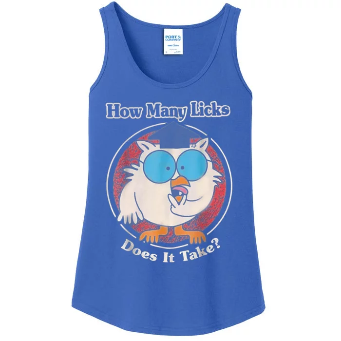 Funny How Many Licks Does It Take Ladies Essential Tank