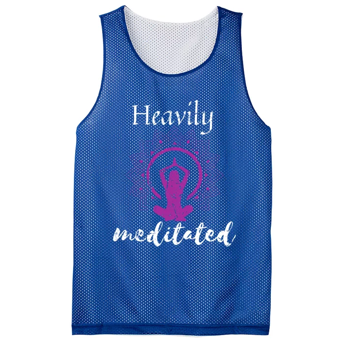 Funny Heavily Meditation Spiritual Yoga Meditated Dala Funny Gift Mesh Reversible Basketball Jersey Tank