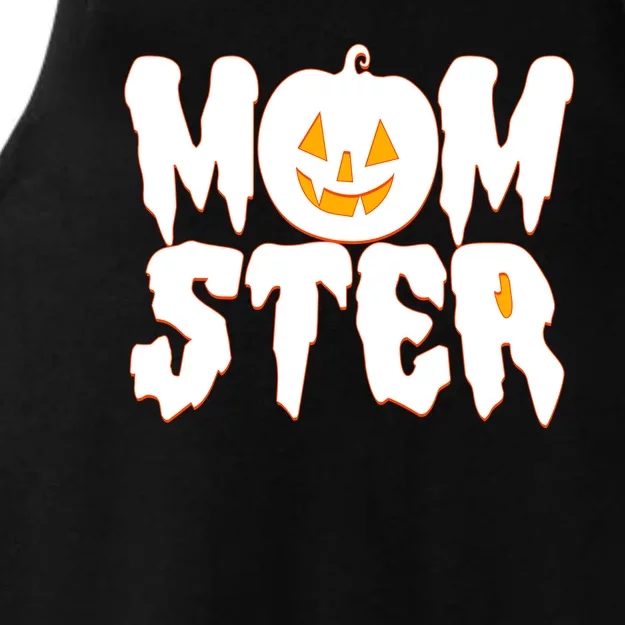 Funny Halloween Momster Monster Ladies Tri-Blend Wicking Tank