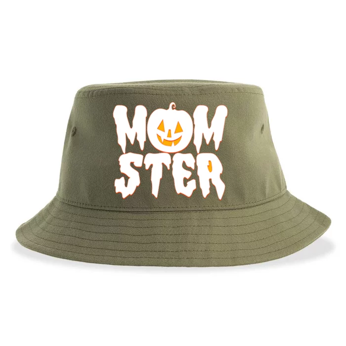 Funny Halloween Momster Monster Sustainable Bucket Hat