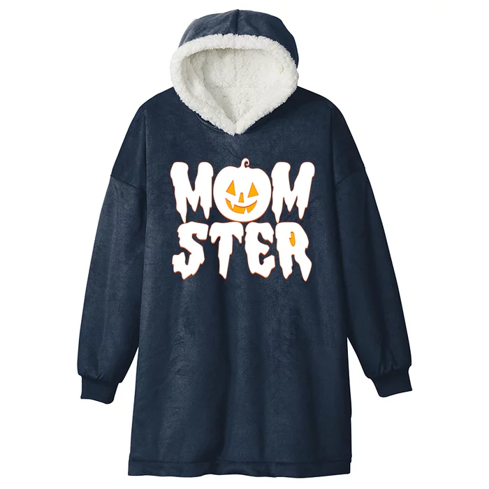 Funny Halloween Momster Monster Hooded Wearable Blanket