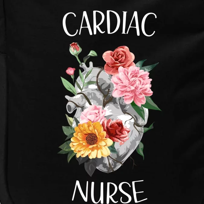 Flower Heart Medical Hospital Cardiology Cardiac Nurse Gift Impact Tech Backpack