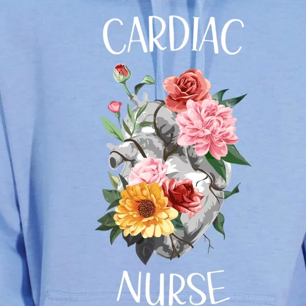 Flower Heart Medical Hospital Cardiology Cardiac Nurse Gift Unisex Surf Hoodie