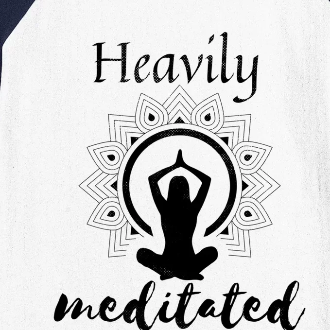 Funny Heavily Meditation Yoga Spiritual Meditated Dala Gift Baseball Sleeve Shirt