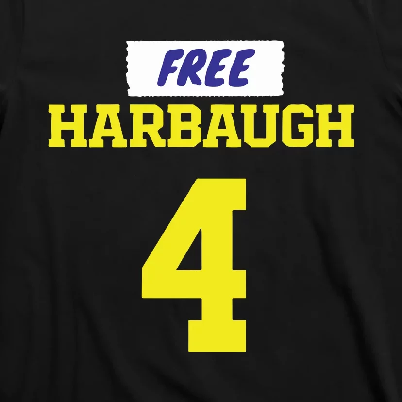 Free Harbaugh Michigan Football Jj Mccarthy T-Shirt