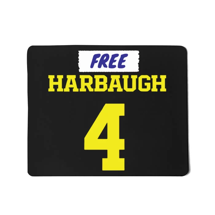 Free Harbaugh Michigan Football Jj Mccarthy Mousepad