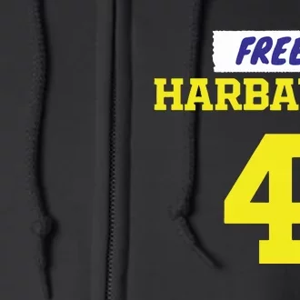 Free Harbaugh Michigan Football Jj Mccarthy Full Zip Hoodie