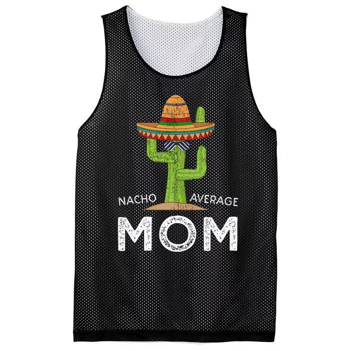 Fun Hilarious Mom Joke Mesh Reversible Basketball Jersey Tank