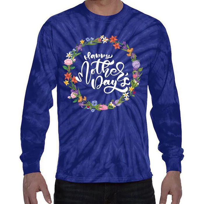 Funny Happy MotherS Day Gift For MotherS Day Tie-Dye Long Sleeve Shirt