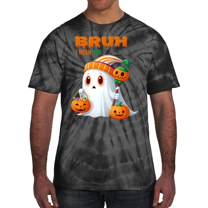 Funny Halloween Meme Bruh I Mean Boo Tie-Dye T-Shirt