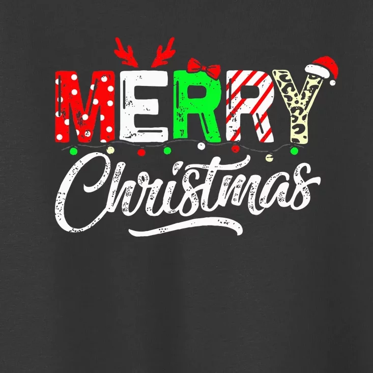 Festive Holiday Matching Family Pajamas Toddler T-Shirt