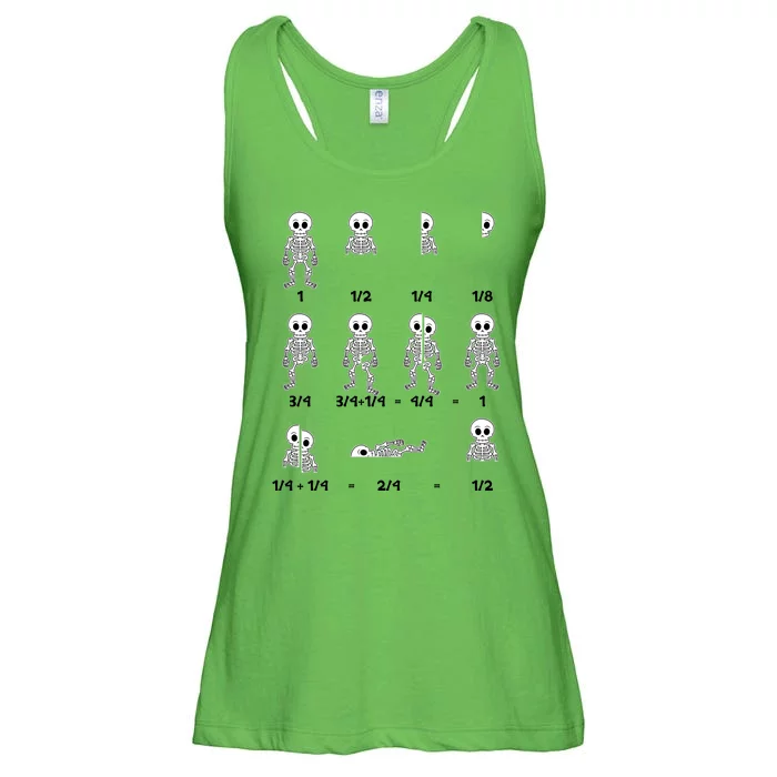 Funny Halloween Math Equations Skeletons Ladies Essential Flowy Tank