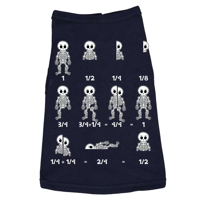 Funny Halloween Math Equations Skeletons Doggie Tank