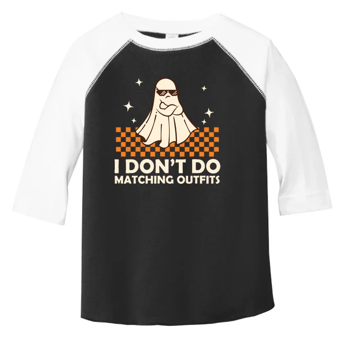 Family Halloween Matching Shirts I DonT Do Matching Outfits Toddler Fine Jersey T-Shirt