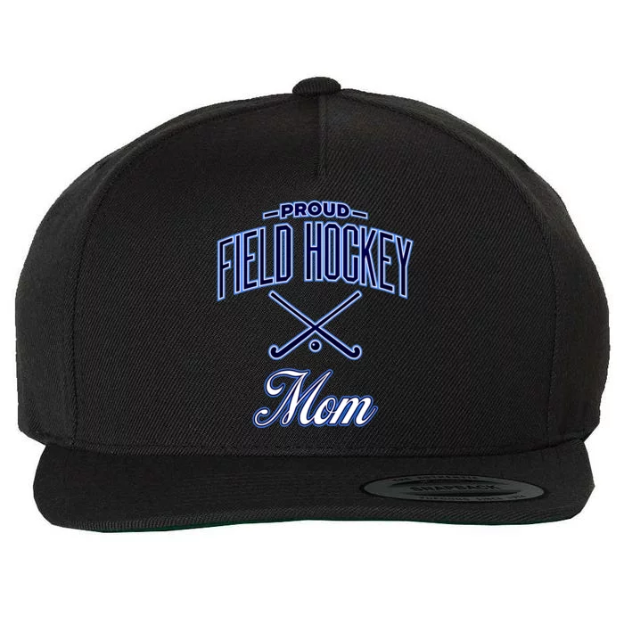 Field Hockey Mom Meaningful Gift Wool Snapback Cap