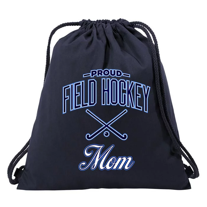 Field Hockey Mom Meaningful Gift Drawstring Bag