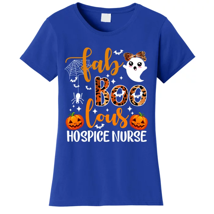 Faboolous Hospice Nurse Funny Hospice Nurse Squad Halloween Gift Women's T-Shirt