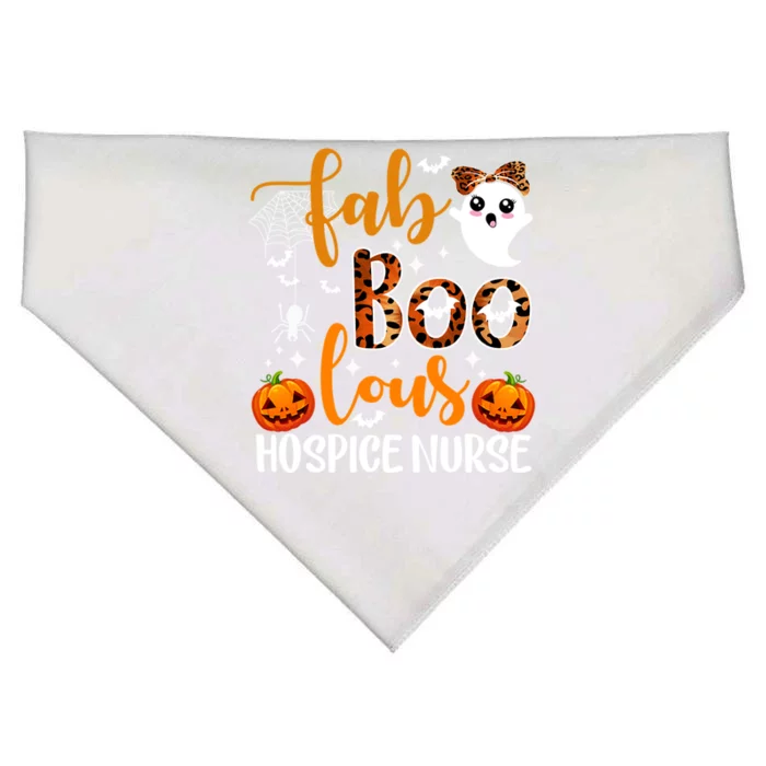 Faboolous Hospice Nurse Funny Hospice Nurse Squad Halloween Gift USA-Made Doggie Bandana