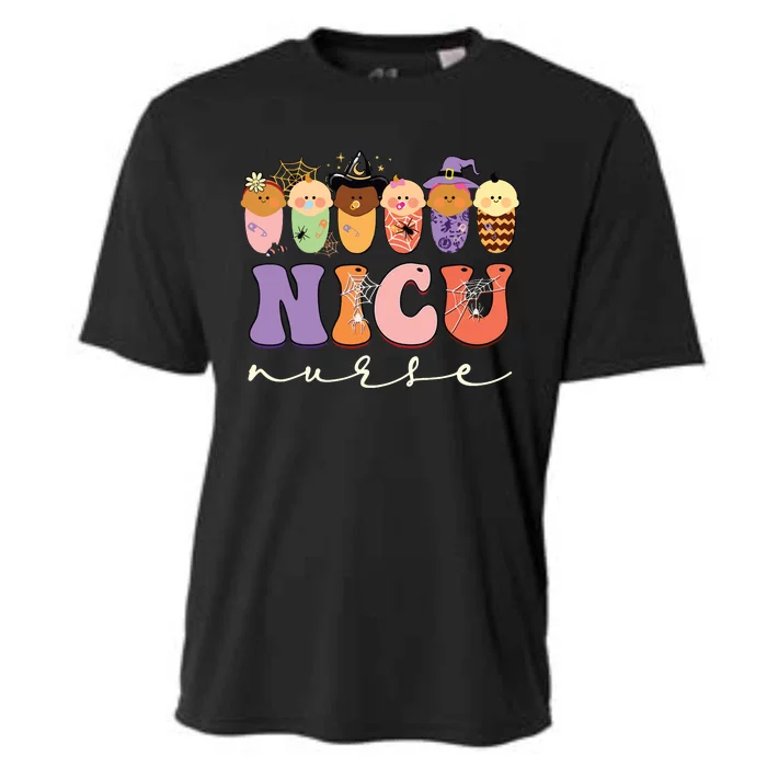 Funny Halloween Nicu Nurse Party Costume Cooling Performance Crew T-Shirt