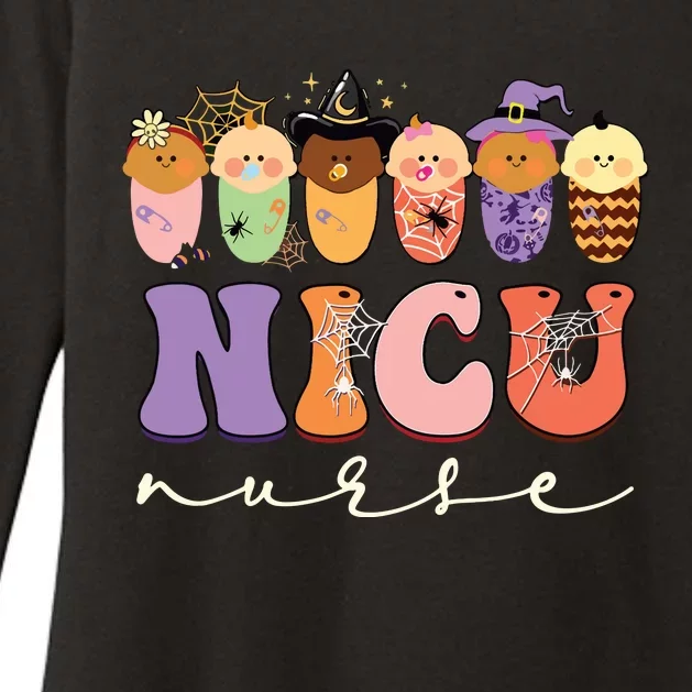 Funny Halloween Nicu Nurse Party Costume Womens CVC Long Sleeve Shirt