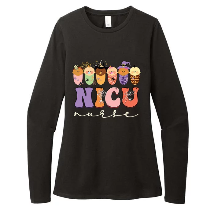 Funny Halloween Nicu Nurse Party Costume Womens CVC Long Sleeve Shirt