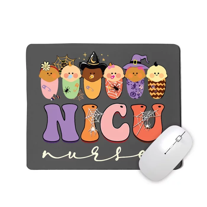 Funny Halloween Nicu Nurse Party Costume Mousepad