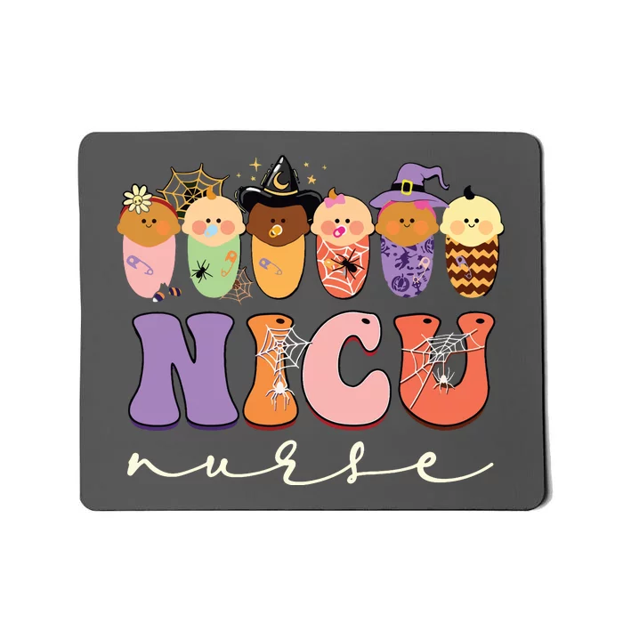 Funny Halloween Nicu Nurse Party Costume Mousepad