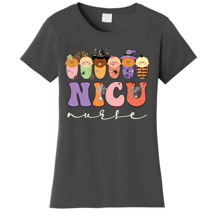 Funny Halloween Nicu Nurse Party Costume Women's T-Shirt