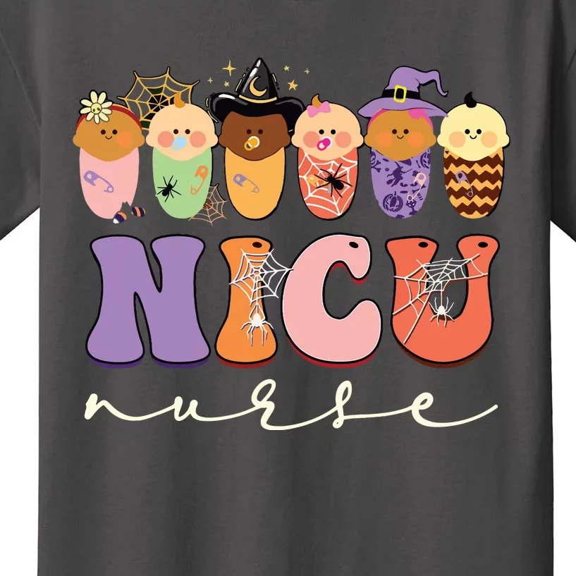 Funny Halloween Nicu Nurse Party Costume Kids T-Shirt