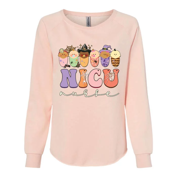 Funny Halloween Nicu Nurse Party Costume Womens California Wash Sweatshirt