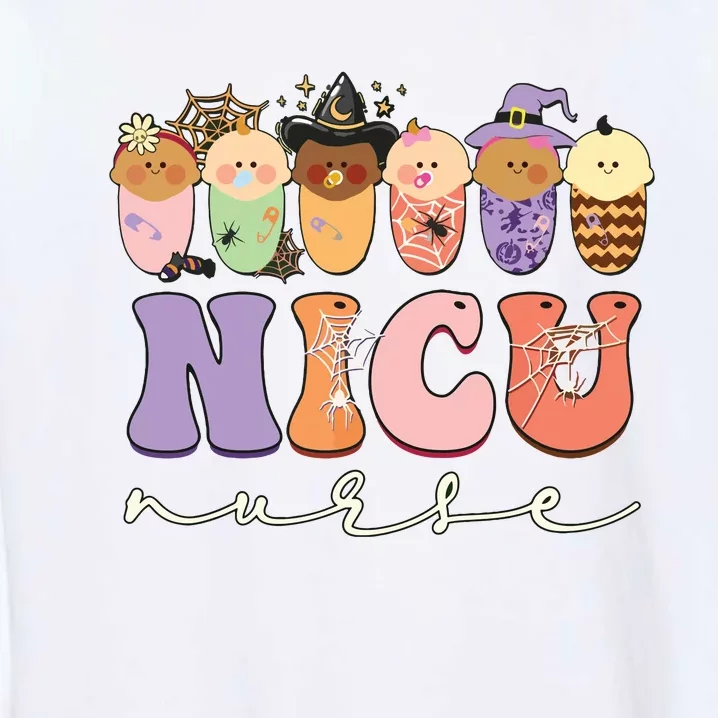 Funny Halloween Nicu Nurse Party Costume Garment-Dyed Sweatshirt