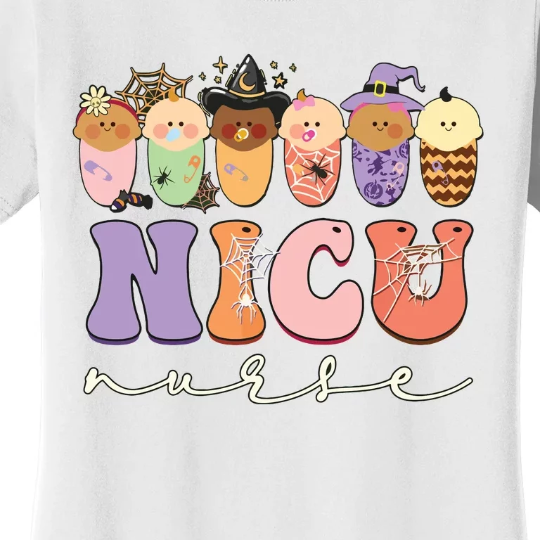 Funny Halloween Nicu Nurse Party Costume Women's T-Shirt