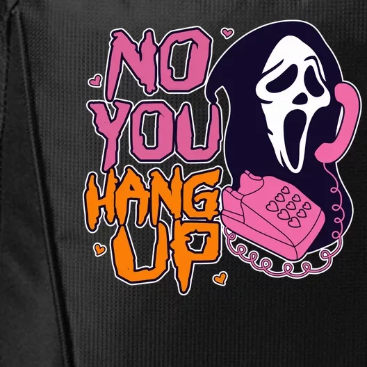 Funny Halloween No You Hang Up Scream Ghostface Mask City Backpack