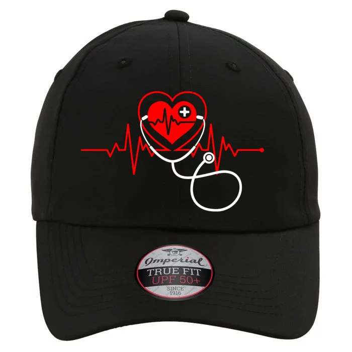 Funny Heartbeats Nurse Love Stethoscope Nursing Medical Gift The Original Performance Cap