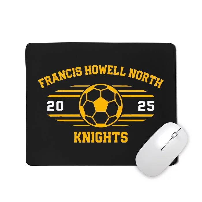 Francis Howell North Knights Soccer Ball 2025 Mousepad